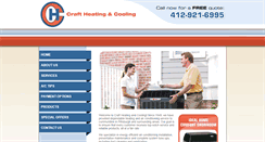 Desktop Screenshot of craftheating.com
